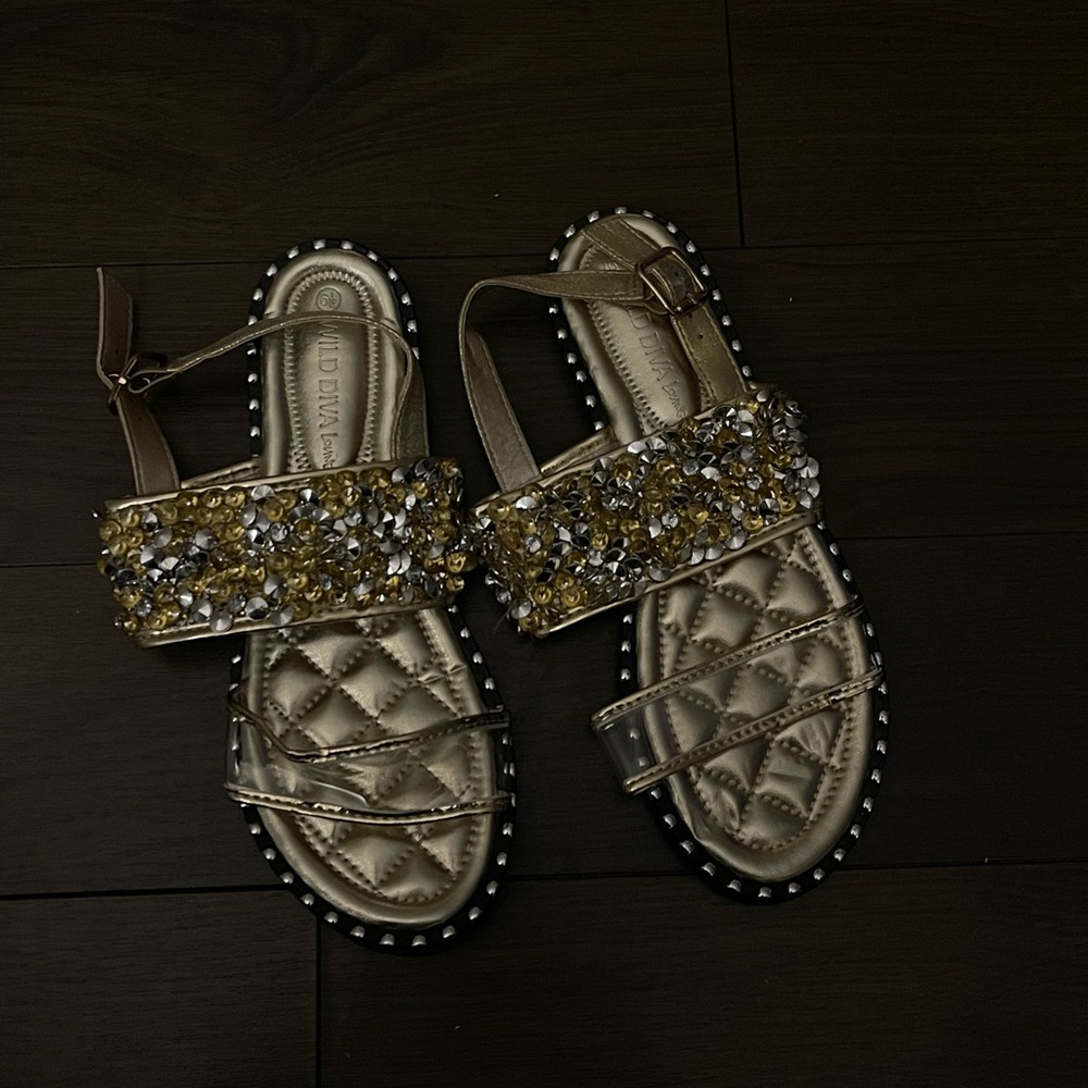 Gold Sandals